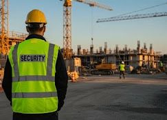 Construction site security presence